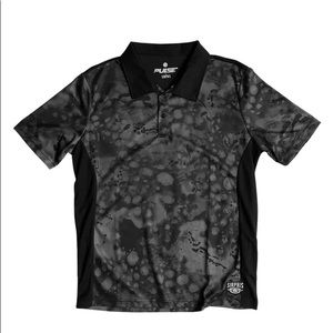 Men’s Midnight Polo Shirt | Pulse Patterns